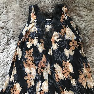 Free people floral tunic dress