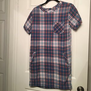 Madewell Plaid Shift dress