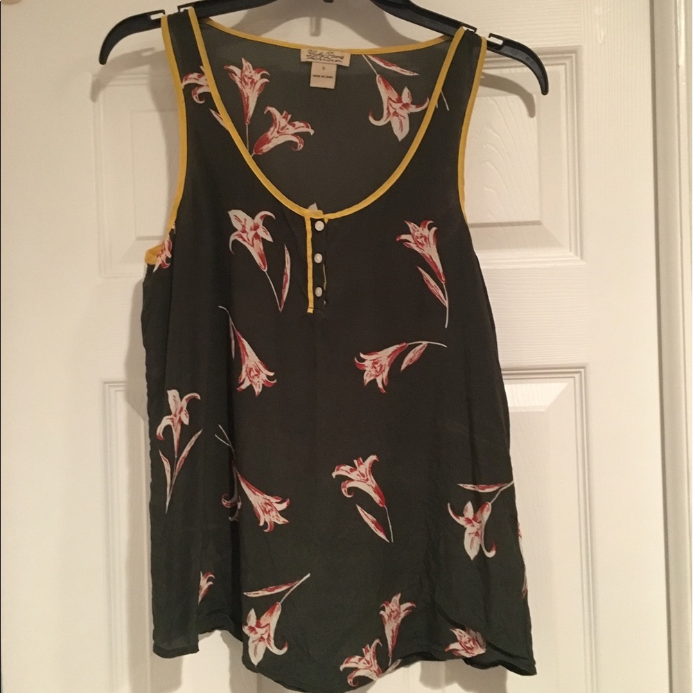 Lucky brand floral blouse