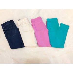 ⭐️4 Pairs of Little Girls Jeggings