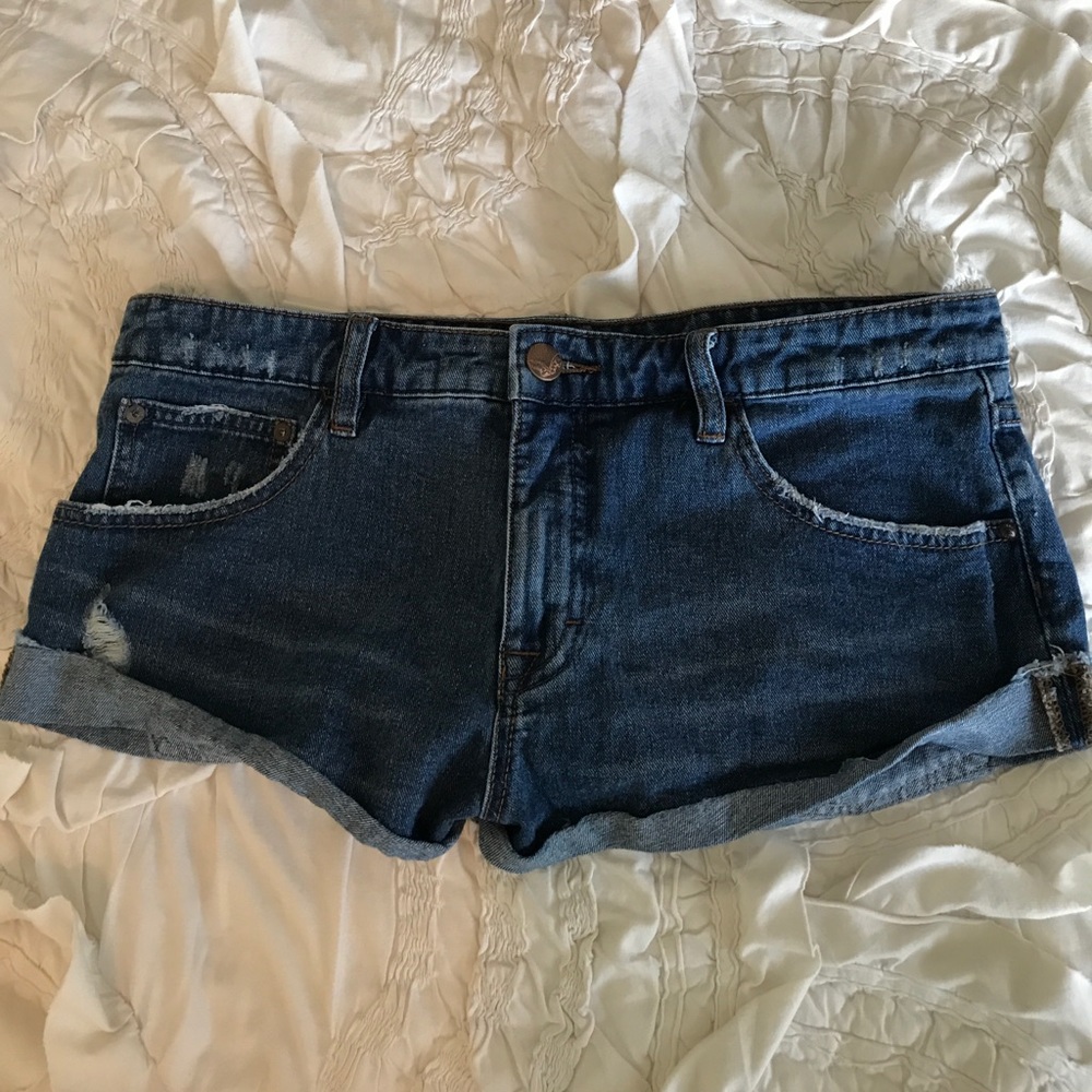 Free People Jean Shorts
