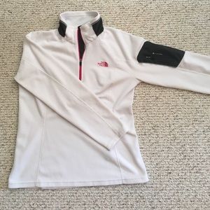 North face half zip flash dry fleece top