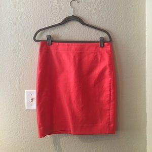 J. Crew No2 Pencil Pink Skirt size 8