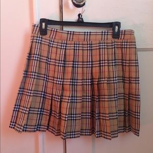 Plaid Tennis Skirt