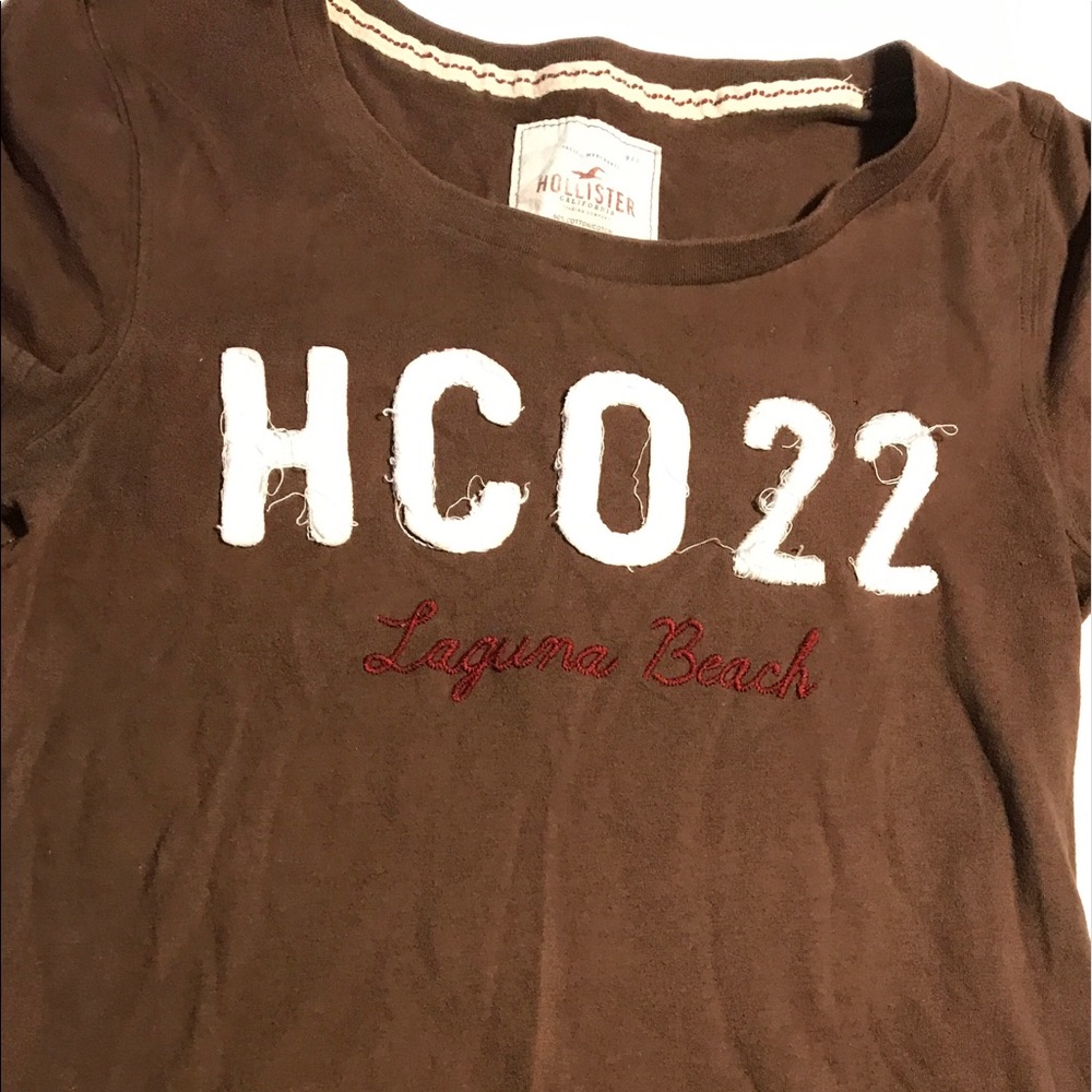Brown Hollister shirt