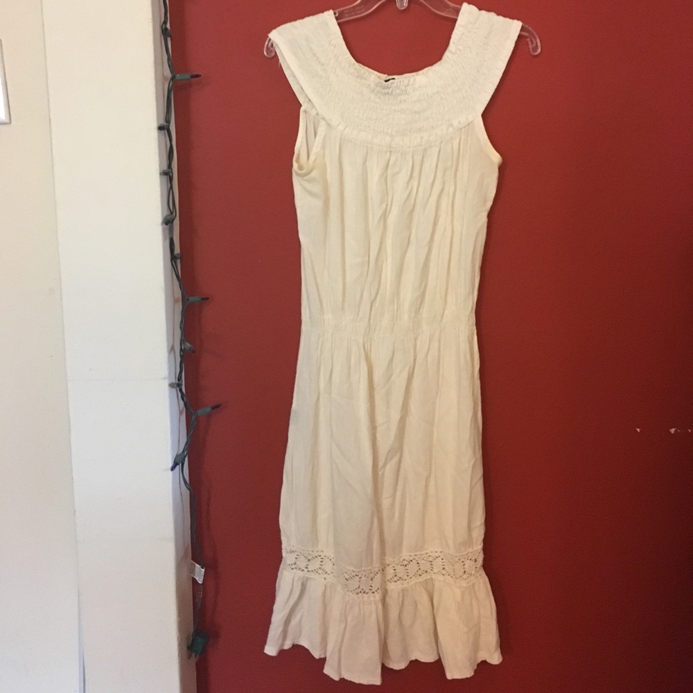 Charlotte Solnicki Grecian-style summer frock