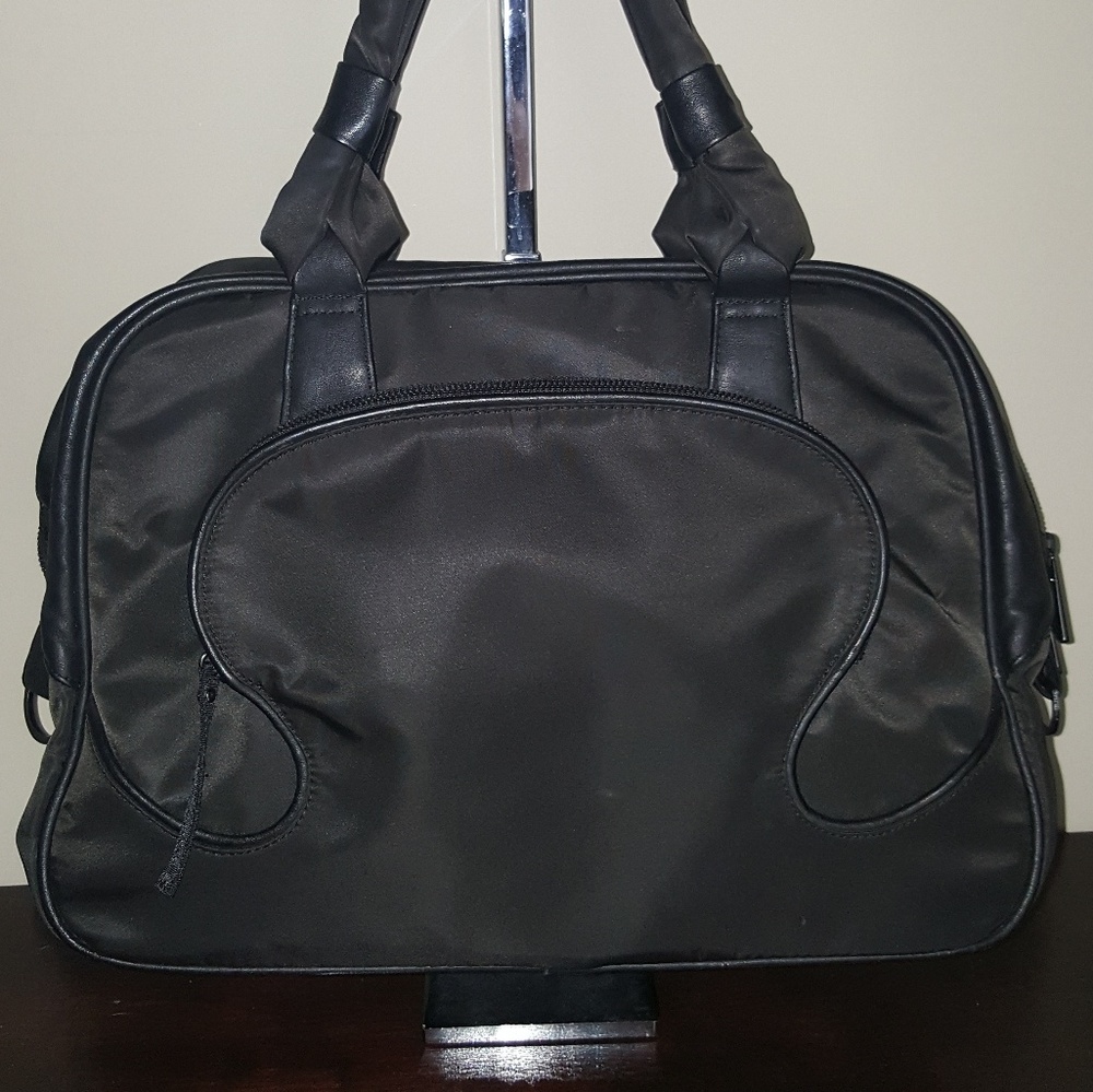 Lululemon Black Everywear Nylon Gym Travel Bag