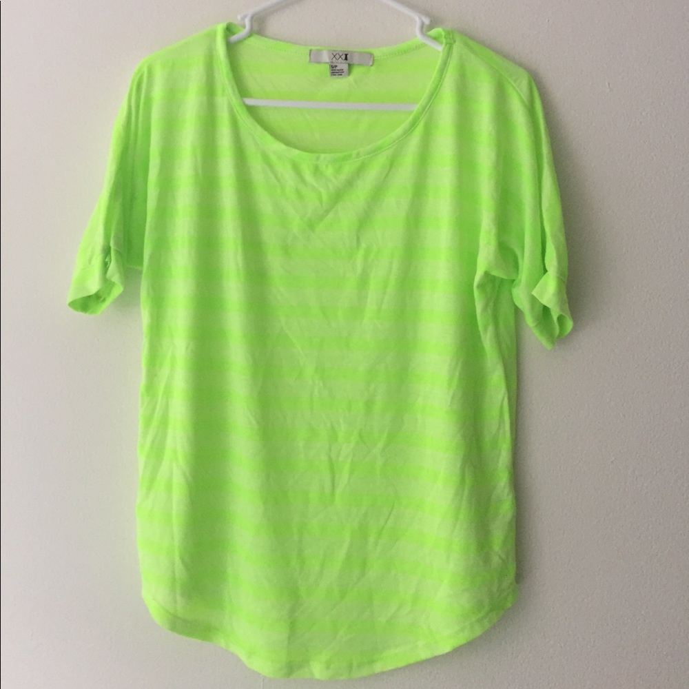 Neon green/yellow shirt