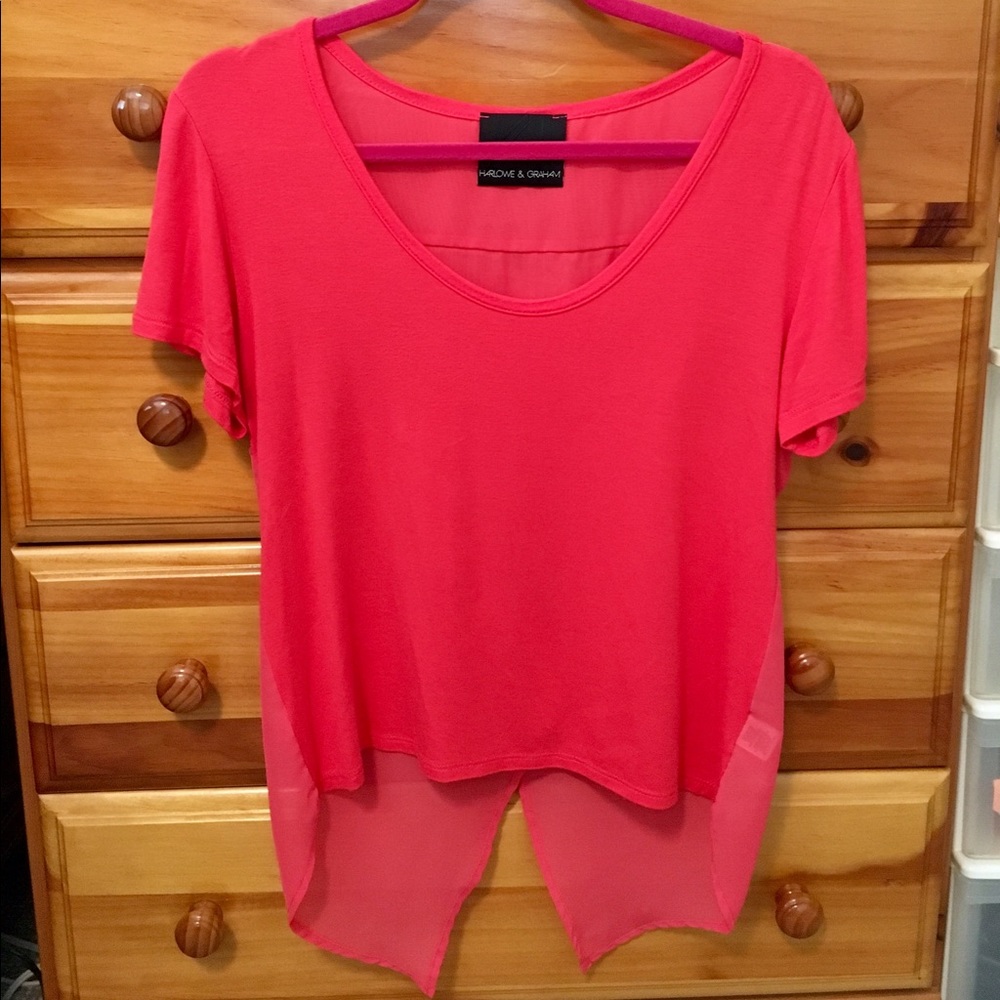 HARLOWE & GRAHAM pink top