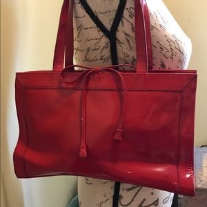 Red Patent Liz Claiborne bag