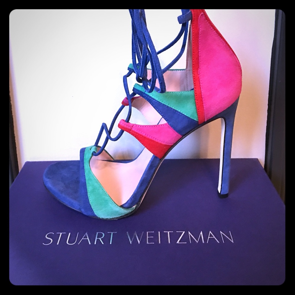 Stuart Weitzman Legwrap strappy heels
