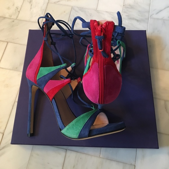Stuart Weitzman Legwrap strappy heels - Picture 2 of 4
