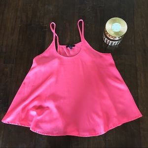 Soprano Medium Pink Chiffon Tank