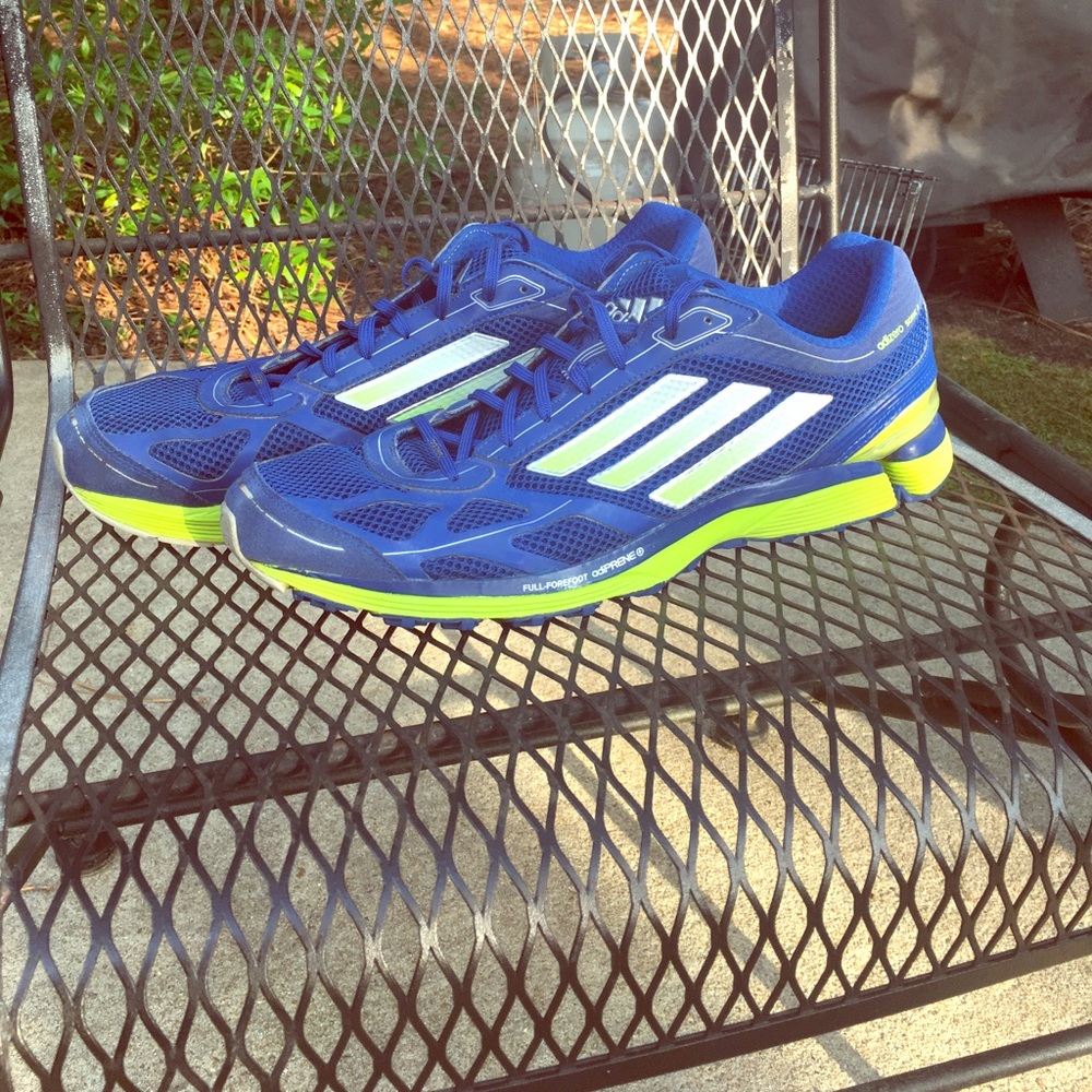 Blue/Yellow Trim ADIDAS Full-ForeFoot  adiPRENE