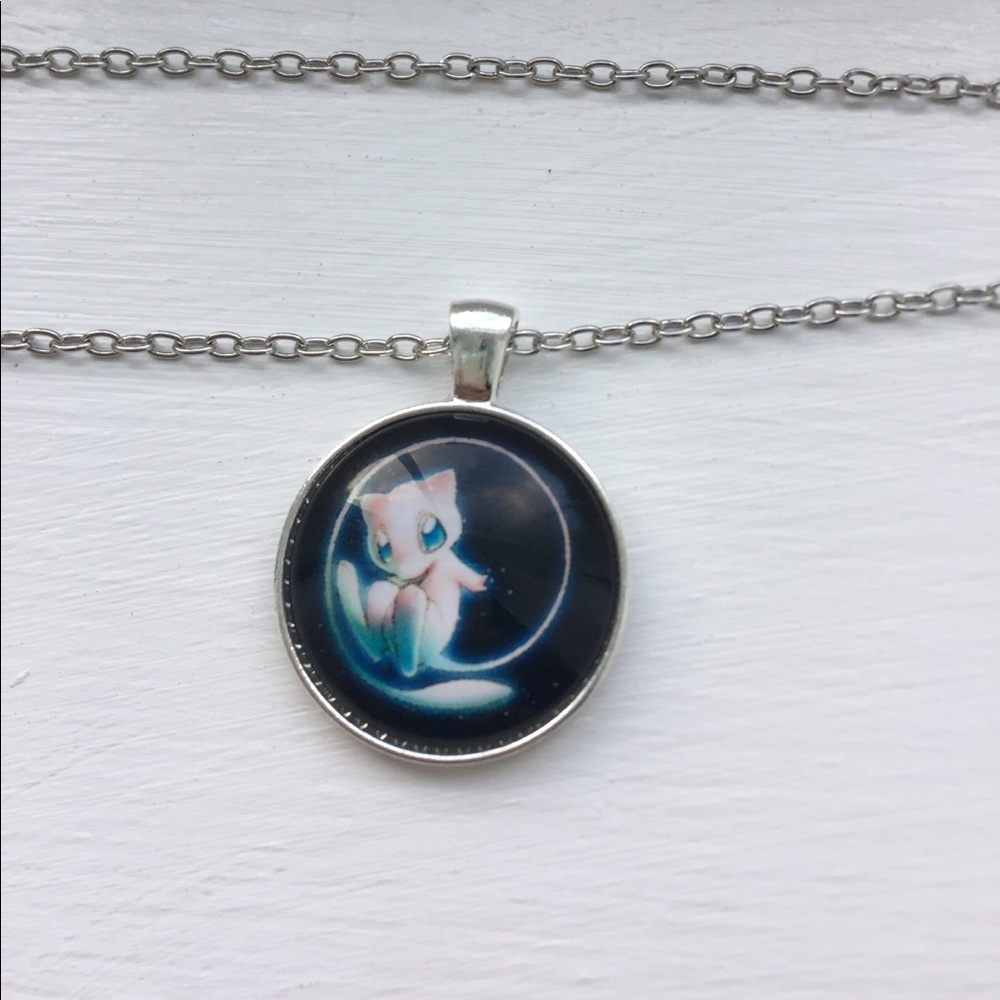 Mew pendant necklace