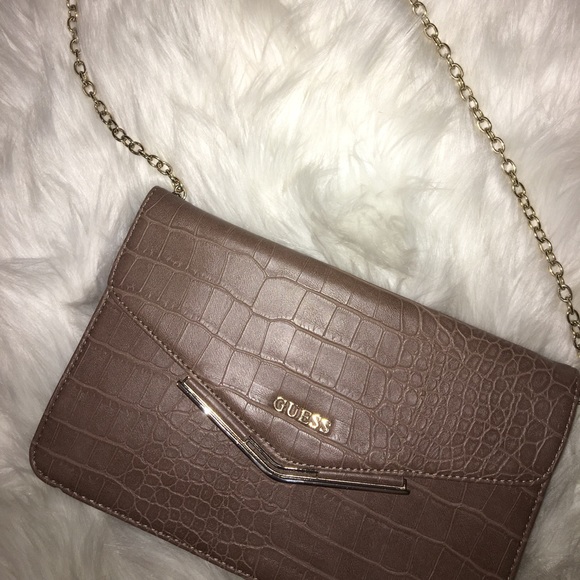 Guess Handbags - NWT GUESS Brown/tan leather purse