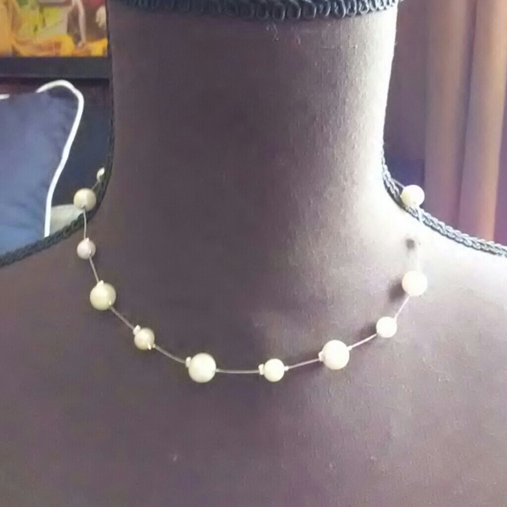 Faux Pearl Necklace