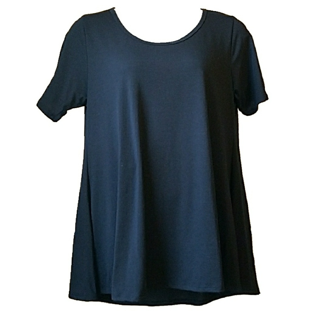 Lularoe SOLID BLACK Prefect T LLR Unicorn!