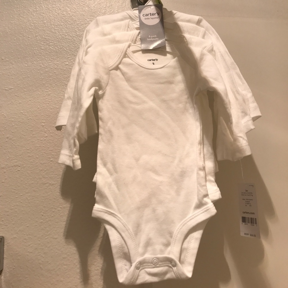 Carters baby long sleeve onesies