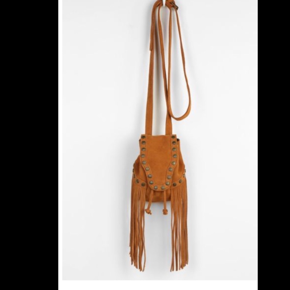Urban Outfitters Suede Fringe Festival Bag