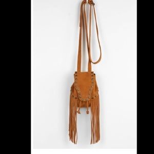 Urban Outfitters Suede Fringe Festival Bag