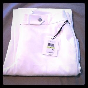 NWT $89 Calvin Klein Classic Fit Suit Pants Cream