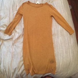 Forever 21 dress: mustard