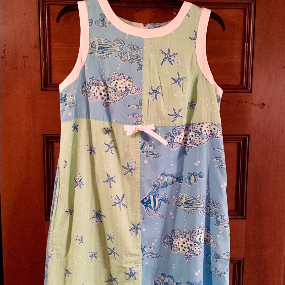 Lilly Pulitzer Summer seashore dress 12 EUC