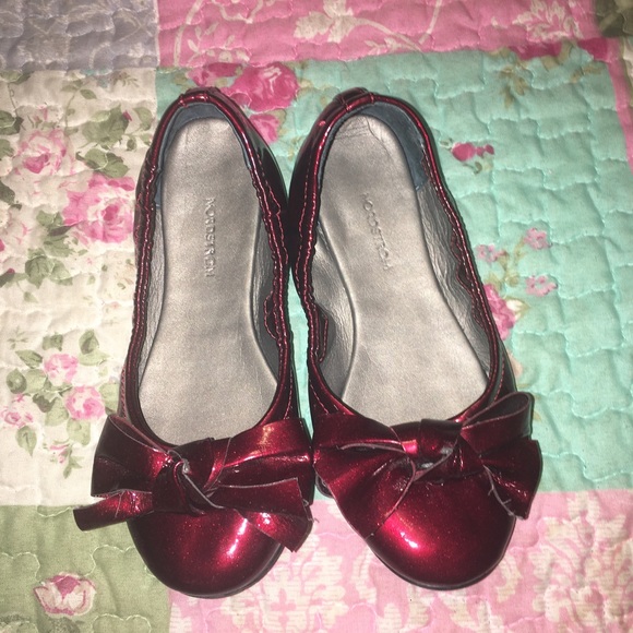 Red / crimson Nordstrom dress flats - Picture 1 of 8