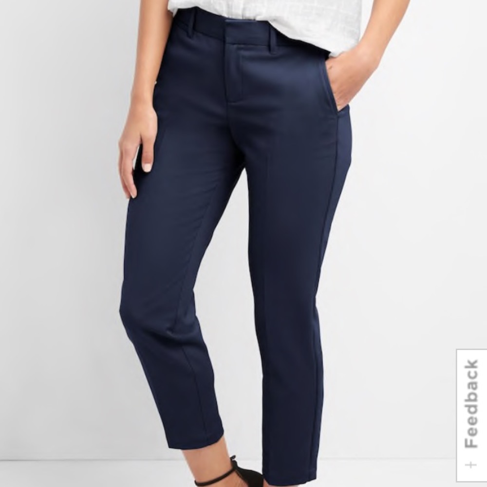 Patterned ankle-length Gap slim fit trousers