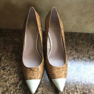 Vince Camuto Wine Cork Heels
