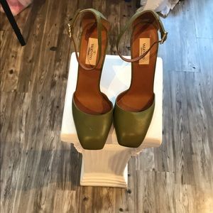 Valentino ankle wrap pumps