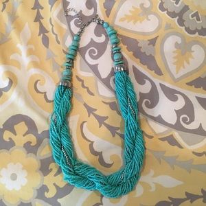 Chunky turquoise necklace