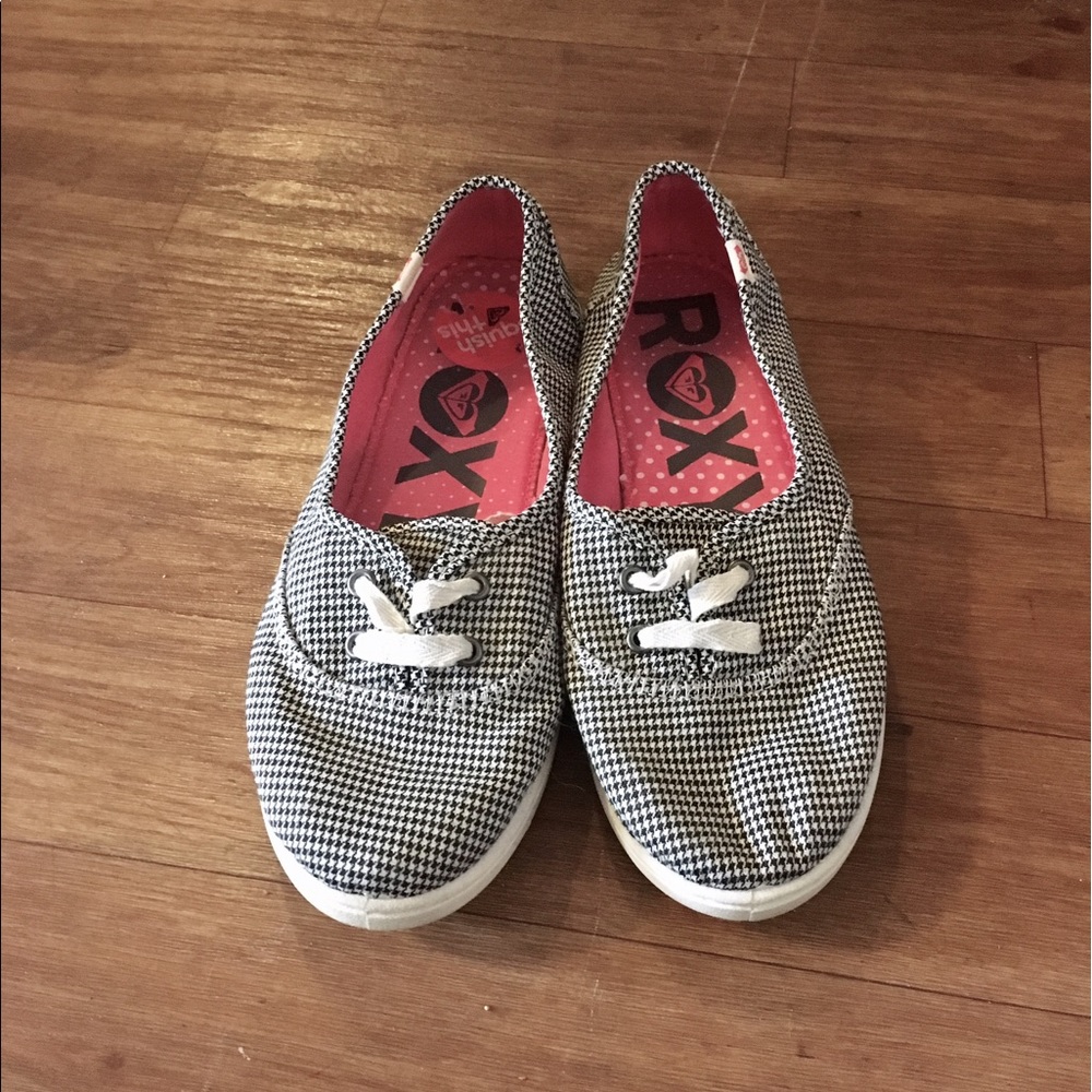 Roxy checkered pattern sneakers