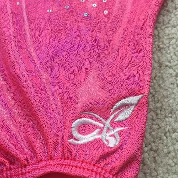 Brand New Breast Cancer GK Elite Leotard! - Picture 3 of 3
