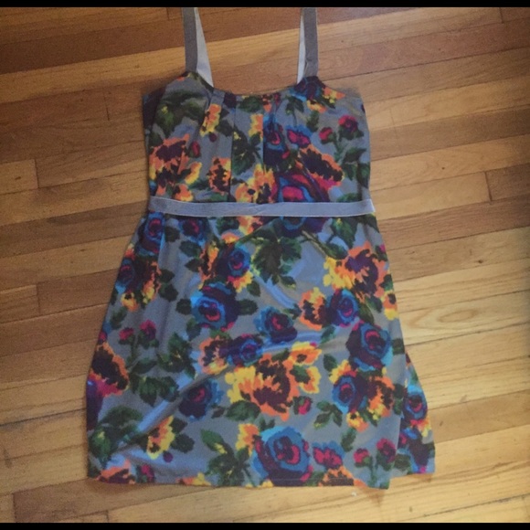 Old navy watercolor flower dress - Picture 1 of 1