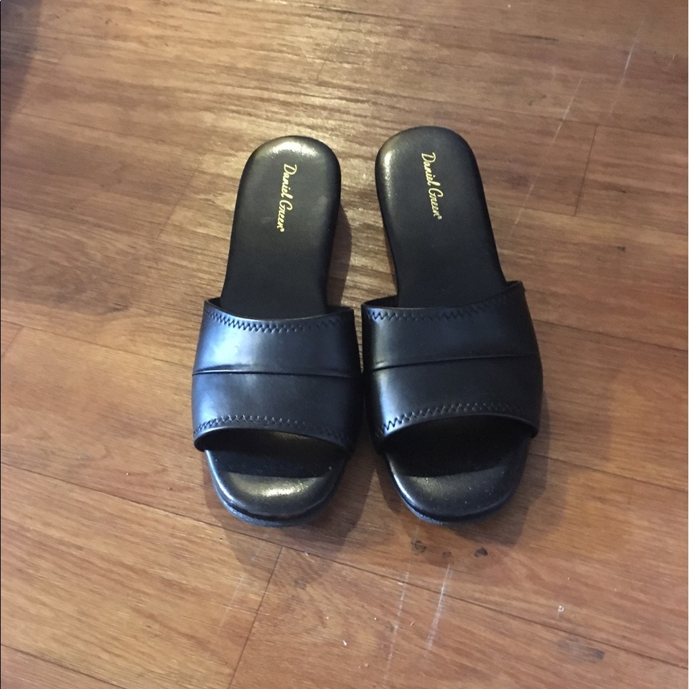 Daniel Green Leather Slip Ons
