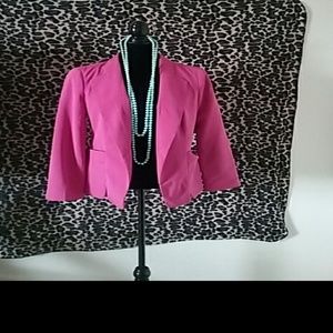 Pink blazer