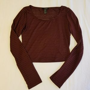 Light summer long sleeved crop top!