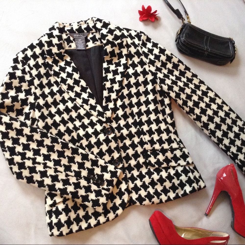 Houndstooth Blazer
