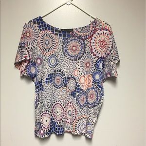 Sheer multi colored top