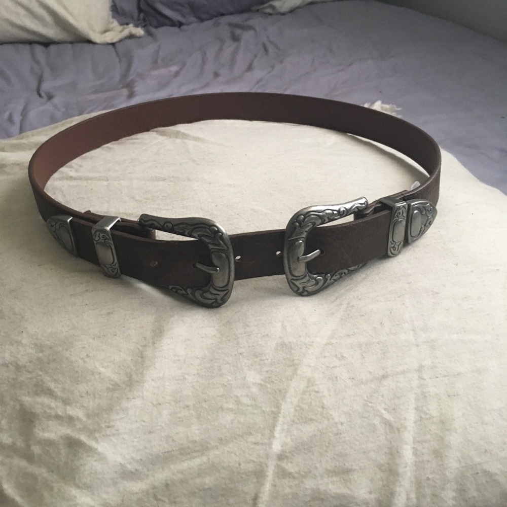 Double buckle belt
