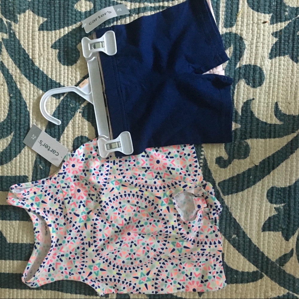 Carter's Bundle - 2t tank and 2 shorts - nwt