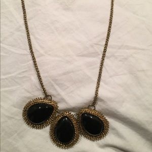 Black stone necklace
