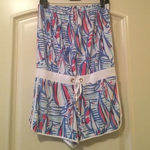 Lilly Pulitzer strapless romper