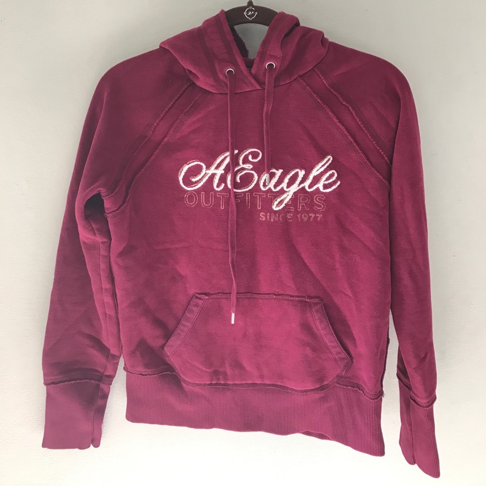 American Eagle hooded sweatshirt.