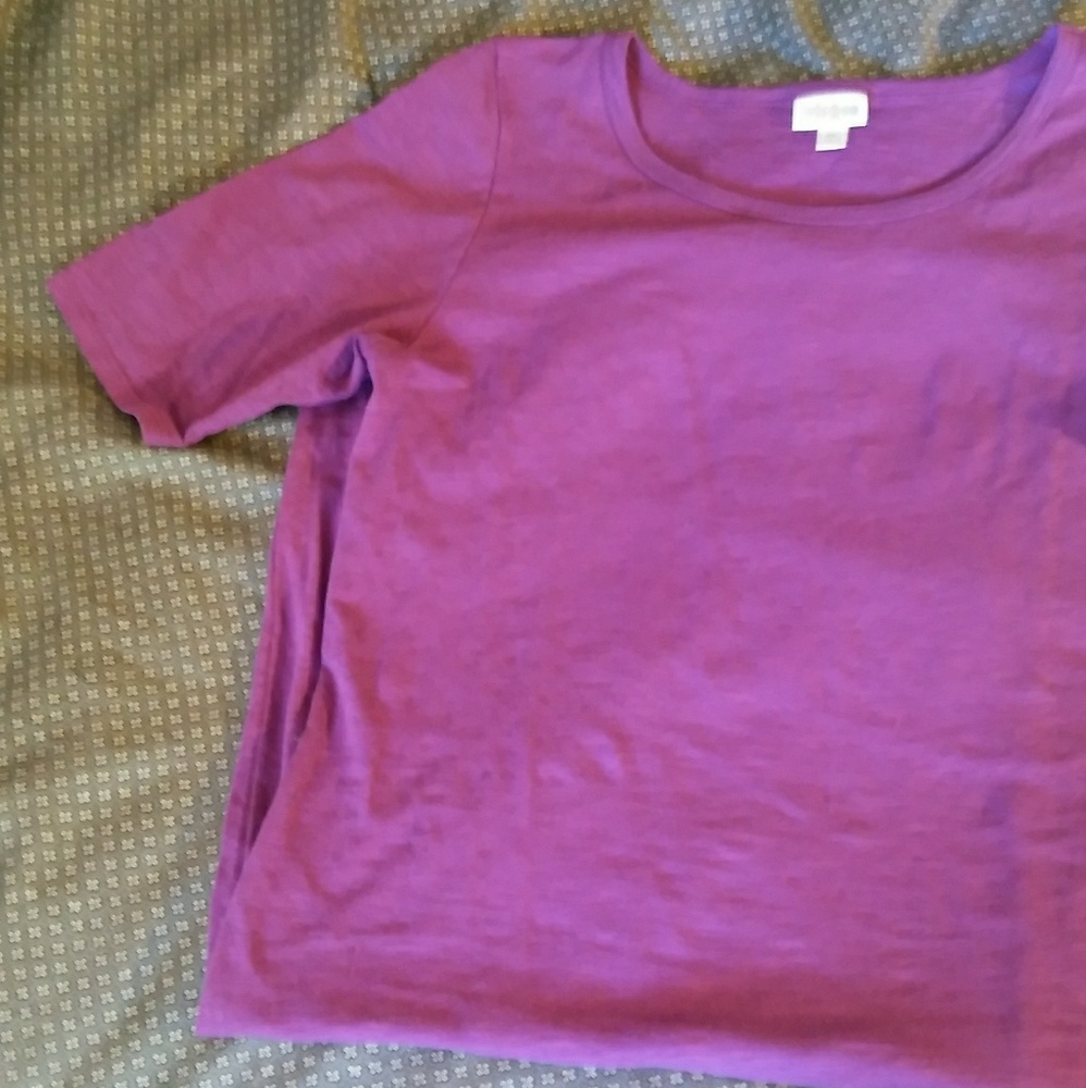 *Sold* Solid Bright Purple Lularoe Julia dress XL