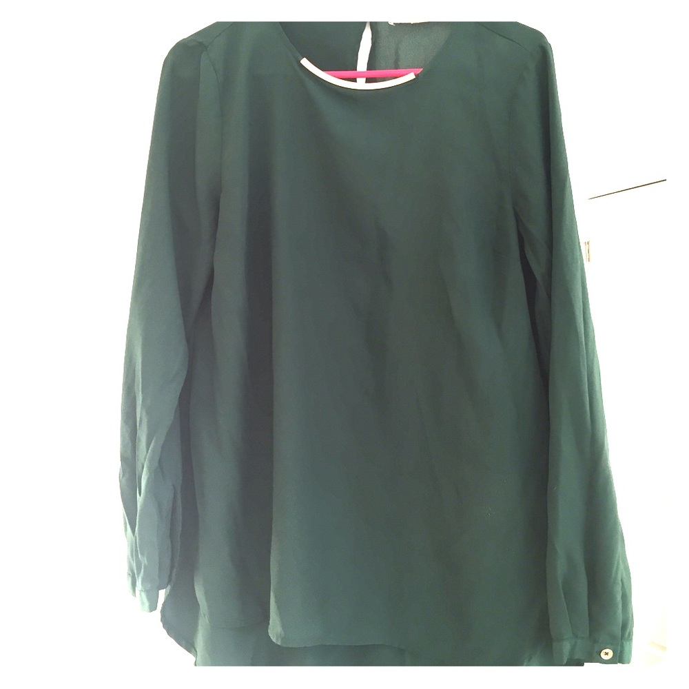 MICHAEL KORS oversized sheer shirt