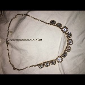 Gold & stone necklace !