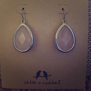 Pink chloe and Isabel earrings